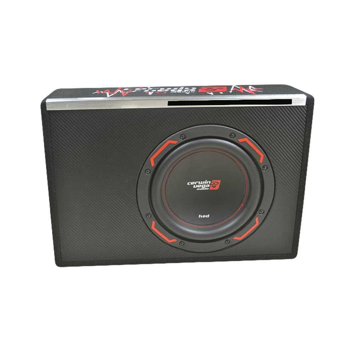 Cerwin Vega Single 10″ 2000W HED Series Subwoofer in Factory-Tuned Vented Enclosure – H6E10SV